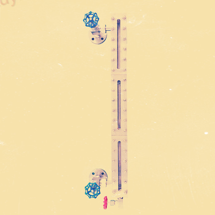 無盲區(qū)透光式玻璃板液位計